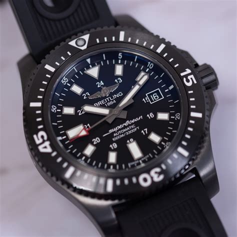 breitling superocean 44 blacksteel m1739313 be92|M1739313/BE92.